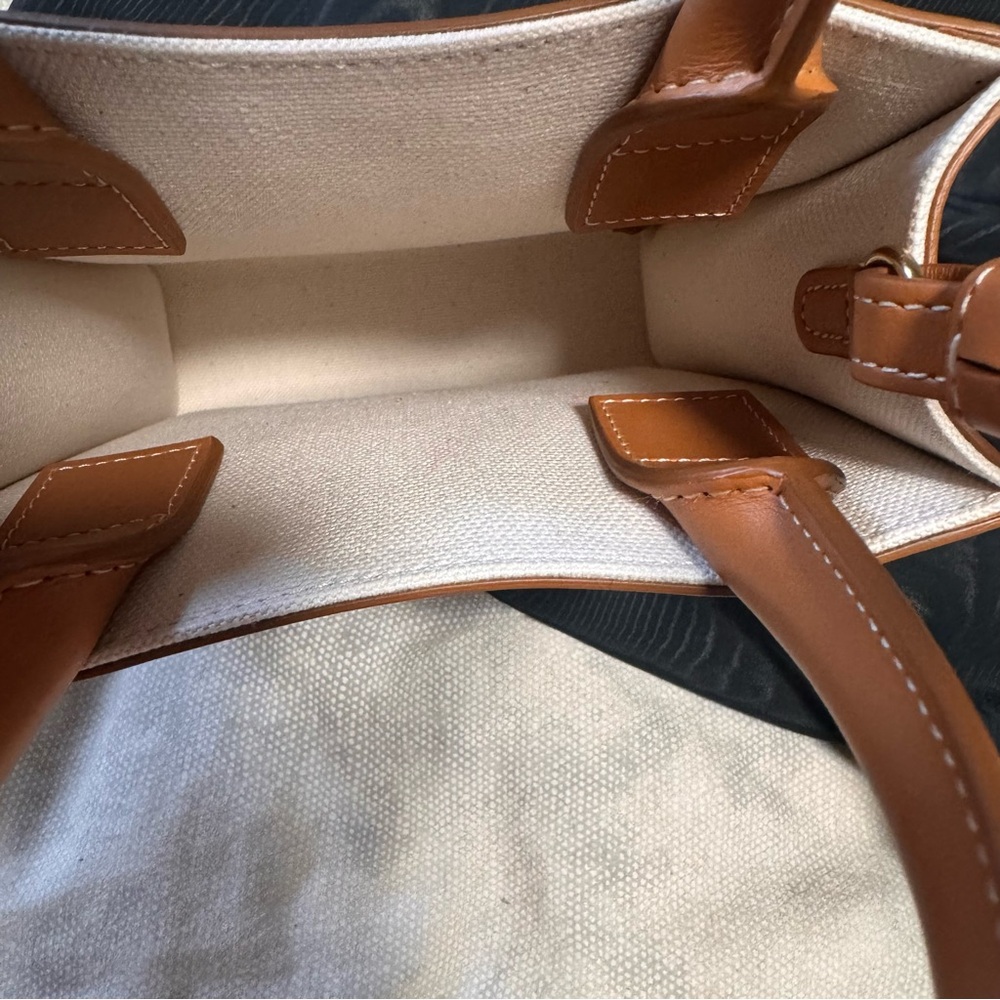 Celine Cabas Vertical Natural Tan Bag - Picture 9 of 10